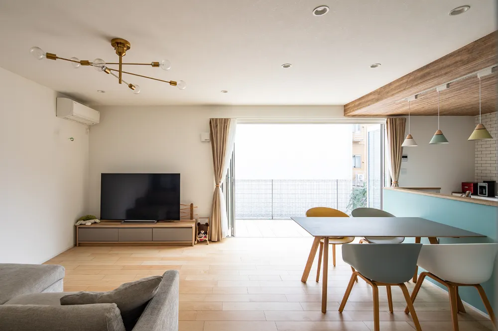 好き！があふれるLDKのかわいい家