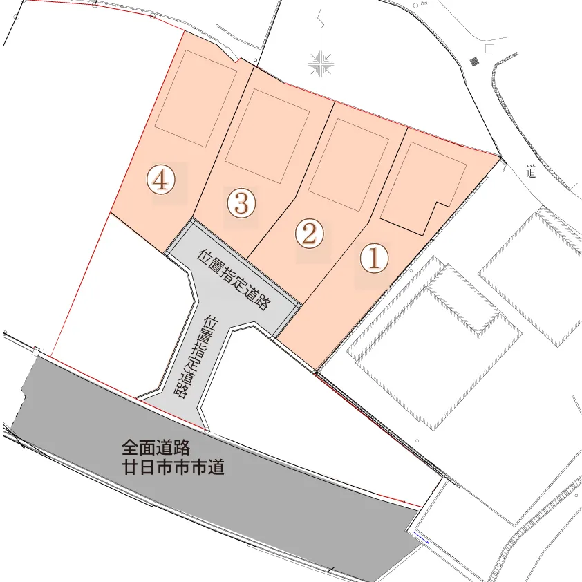[廿日市市]上の浜分譲地｜全４区画