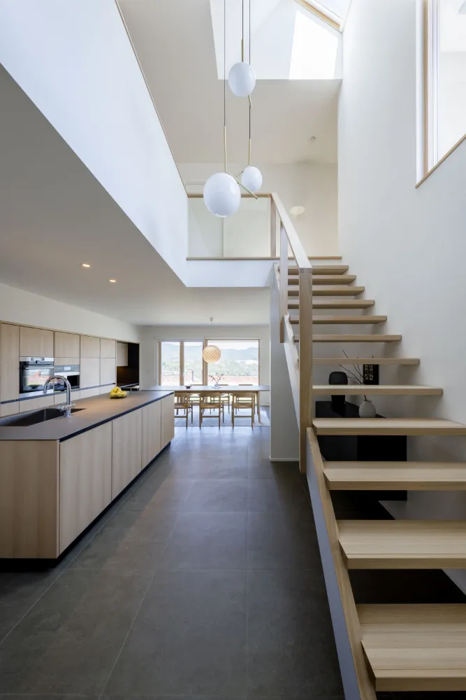 サウナと中庭のある暮らし