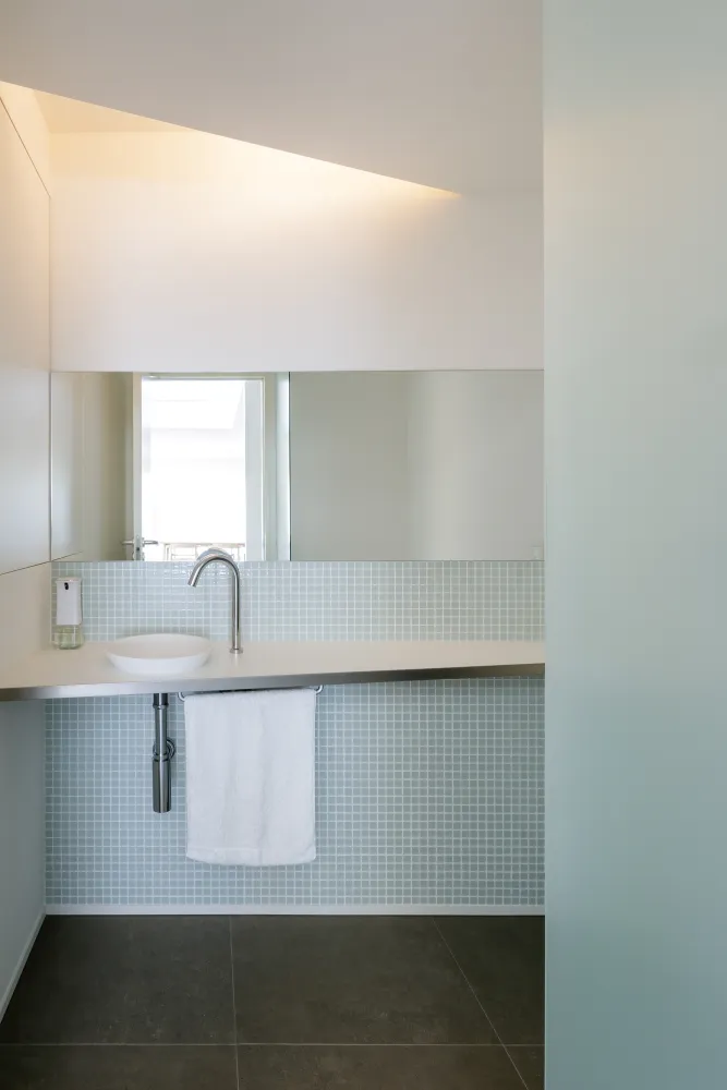 サウナと中庭のある暮らし