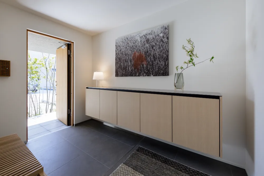 サウナと中庭のある暮らし