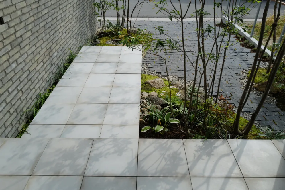 サウナと中庭のある暮らし