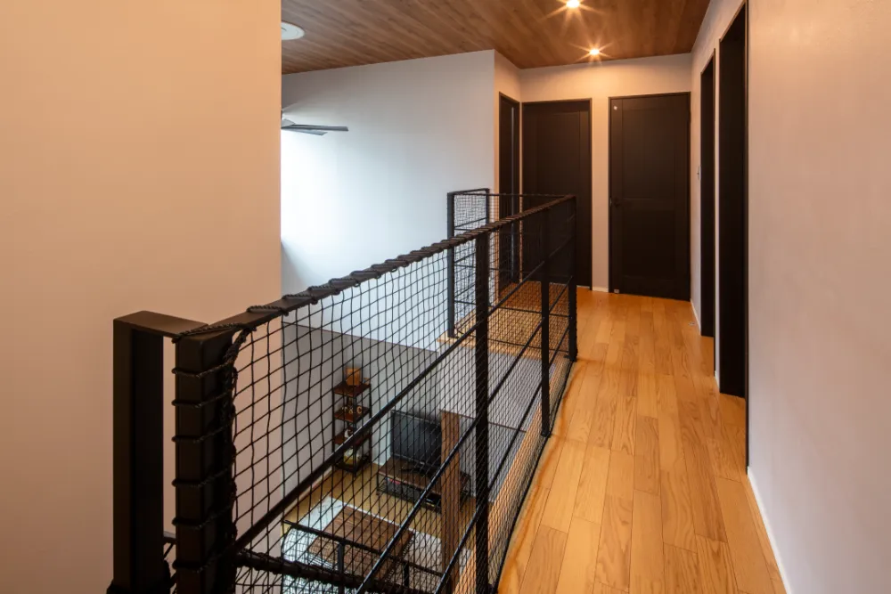 リビング階段の家