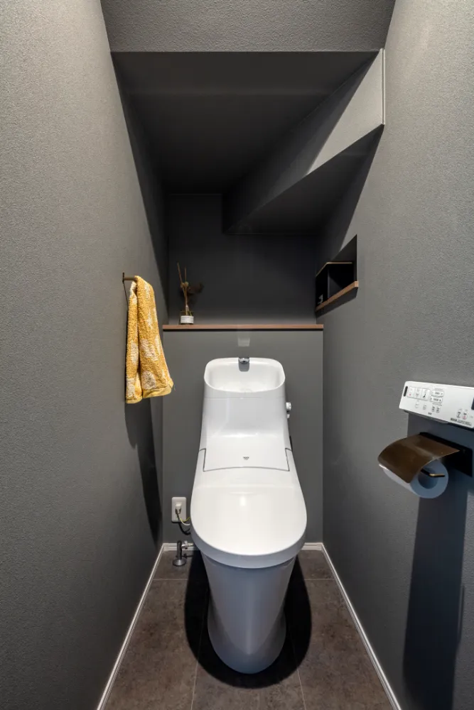 オープンキッチンの家