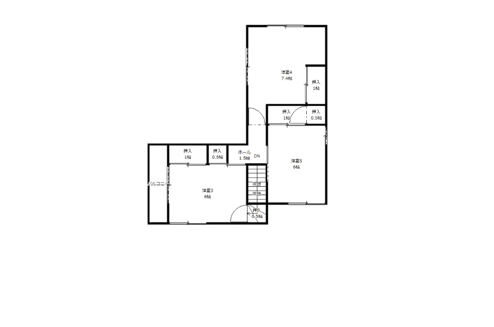 間取り図　２階