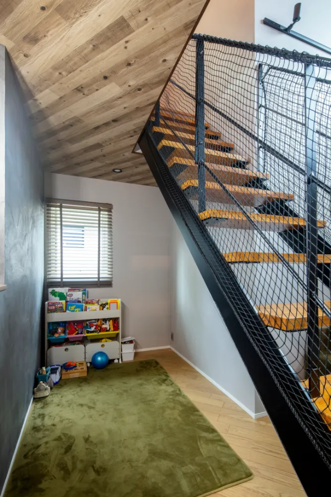 リビング階段の家