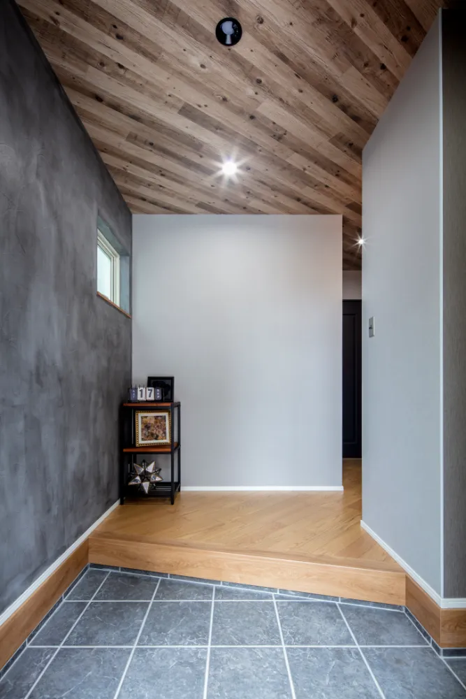 リビング階段の家