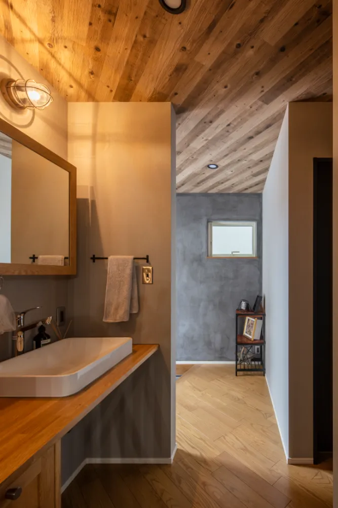 リビング階段の家